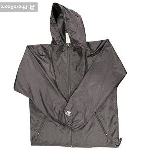 Helly Hanson Jacket Mens Small Black 100% Nylon Lightweight Hooded Windbreaker